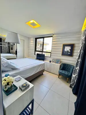A planta de Apartamento no Porto das Dunas