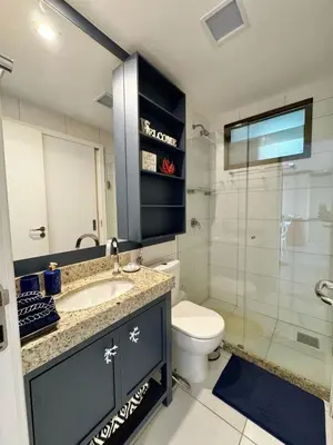 A planta de Apartamento no Porto das Dunas