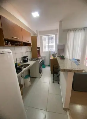 A cozinha ou kitchenette de Mirante Clube Praia do Futuro