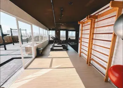 Uma área de estar em Mirante Clube Praia do Futuro