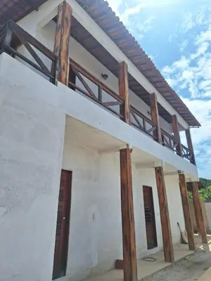 O edifício onde a casa de férias está situado