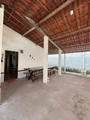 Uma varanda ou terraço em Casa Rumaré
