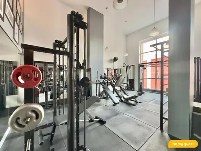 O centro de fitness e/ou as comodidades de fitness de Loft Praia - Meireles