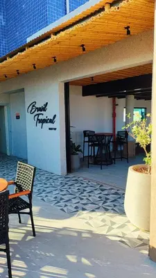 O edifício onde o aparthotel está situado