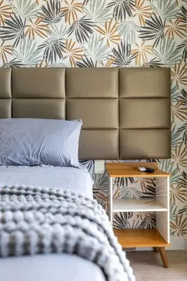 Uma cama ou camas num quarto em Raridade do Beach Park Living Pé na areia e vista mar