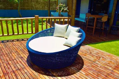 Uma área de estar em Mar Azul Boutique Hotel
