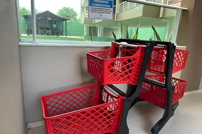 A planta de BP207 - Apartamento novo e arejado no Cumbuco com Wi-Fi por Will Stay