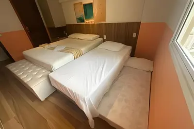 Uma cama ou camas num quarto em BP207 - Apartamento novo e arejado no Cumbuco com Wi-Fi por Will Stay