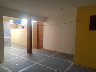 A cozinha ou kitchenette de Casa frente ao mar em Icapuí
