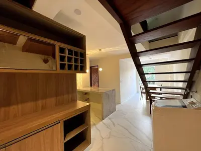 A cozinha ou kitchenette de Cobertura de luxo de 3 a 4 quartos, 4 a 5 banos, ate 7 p