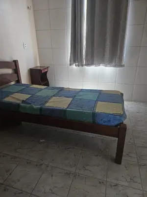 Uma cama ou camas num quarto em APARTAMENTO Cd Marina 3 Praia Morro Branco CE