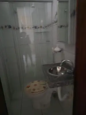Uma casa de banho em APARTAMENTO Cd Marina 3 Praia Morro Branco CE