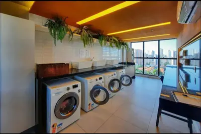 A planta de JSmart#505 Apto Novo e Confortável - SmartHouse