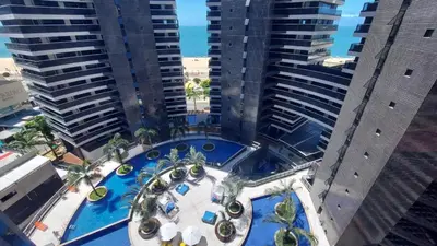 A piscina em ou perto de 1507 - Apto p até 5, perto da praia c estacionamento - Landscape