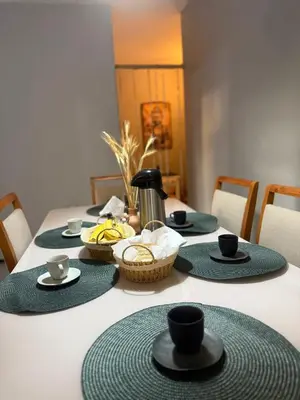 Refeições na casa de férias ou nas proximidades
