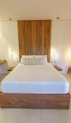 Uma cama ou camas num quarto em Casa Bella Jeri
