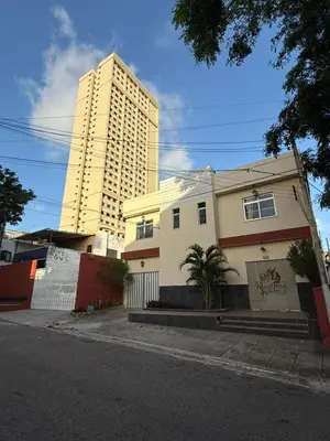 O edifício onde o B&B está situado