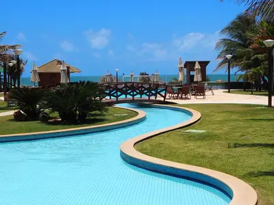 A piscina em ou perto de Terra mares Porto das dunas