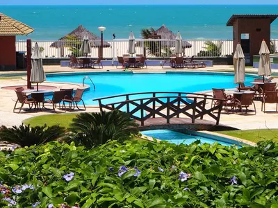 A piscina em ou perto de Terra mares Porto das dunas