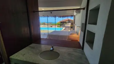 A piscina em ou perto de Chácara Atlântica