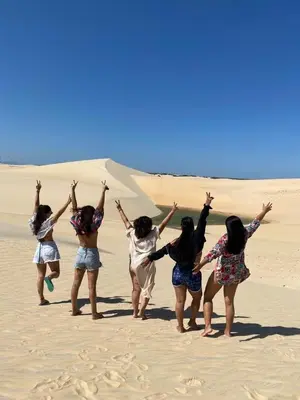 Os clientes hospedados em Casa Riacho Doce- Praia Havaizinho