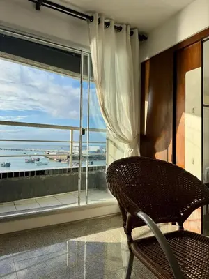 Uma varanda ou terraço em A Melhor Vista de Fortaleza