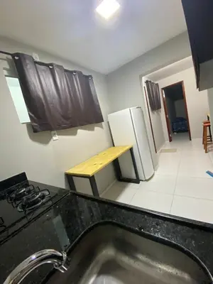 A cozinha ou kitchenette de Ap no campo dos velhos com ar