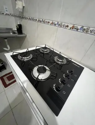 A cozinha ou kitchenette de Ap Próx ao Arco com Ar e Garagem