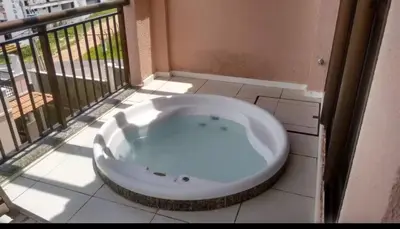 A planta de Beverly Hills-Porto das Dunas-Cobertura