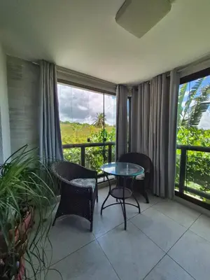 Uma varanda ou terraço em Apartamento em Cumbuco - Wai Wai Eco Residence #Kitemar