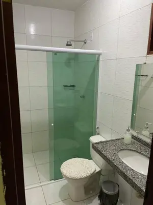 Uma casa de banho em Flecheiras- Davitória