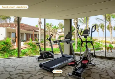 O centro de fitness e/ou as comodidades de fitness de Casa no Origem Fortim com Piscina Privativa