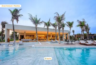 A piscina em ou perto de Casa no Origem Fortim com Piscina Privativa