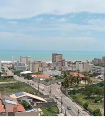 Uma vista geral de Fortaleza ou a vista da cidade a partir do apartamento