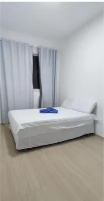 Uma cama ou camas num quarto em Apartamento vista para o mar, Fortaleza CE 3 Quartos