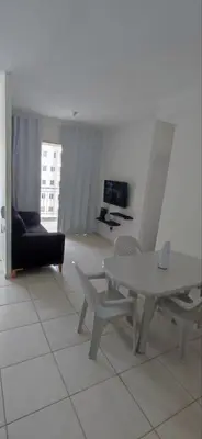 Uma televisão e/ou sistema de entretenimento em Apartamento vista para o mar, Fortaleza CE 3 Quartos