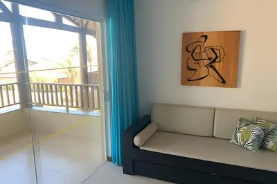 Uma área de estar em Apartamento em Fortaleza - CE