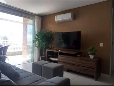 Uma televisão e/ou sistema de entretenimento em Apt TERRAMARIS - DE FRENTE PARA O MAR