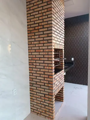 A cozinha ou kitchenette de Nova casa de praia na Caponga