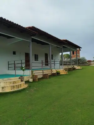 O edifício onde a casa de férias está situado