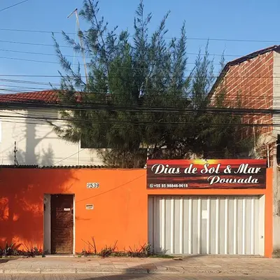 O edifício onde a casa de hóspedes está situado