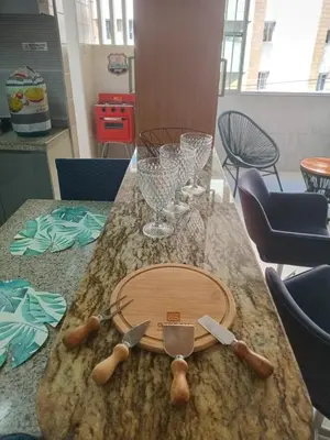 Uma área de estar em Aconchego e Localização