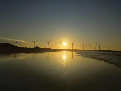 Paisagem natural perto da casa de férias