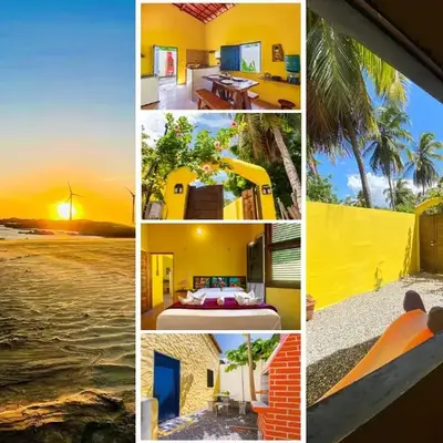 Casa Amarela em Icaraí de Amontada | by Aquarela