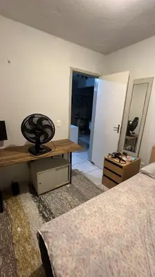 Uma cama ou camas num quarto em Apartamento 2 quartos Next to Beira Mar