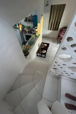 Uma área de estar em Taiba Beach Aconchego