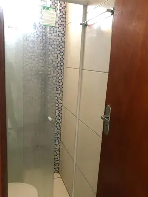 Uma casa de banho em Apartamento no centro de Fortaleza