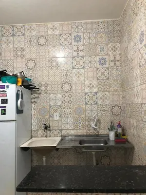 A cozinha ou kitchenette de Apartamento no centro de Fortaleza