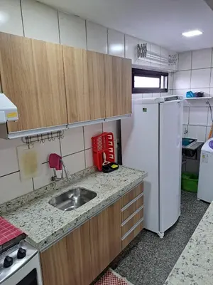 A cozinha ou kitchenette de Ed Dragao do Mar, 1501 Iracema