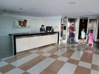 A planta de Apartamento com vista maravilhosa para o mar